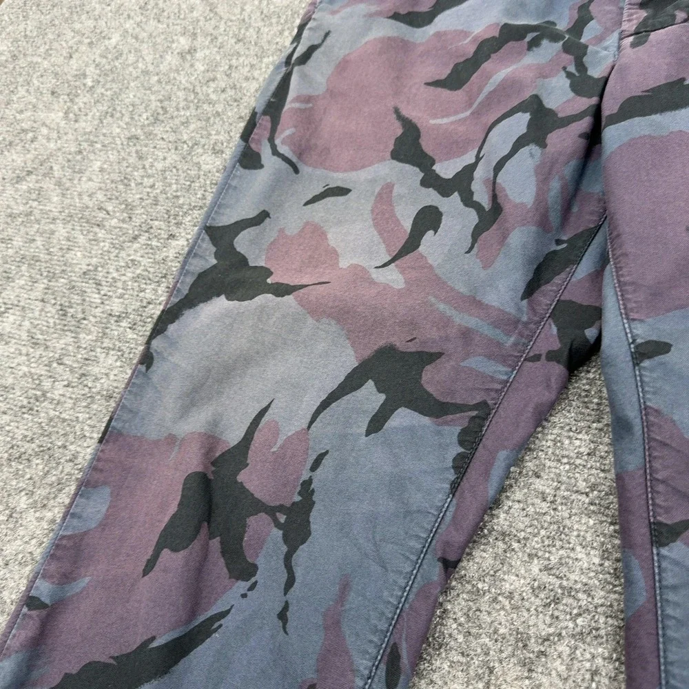 J Crew Joggers Mens 32‎ Blue Purple Camo Cotton Camouflage Casual Street Style